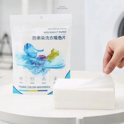Bom preço. Misture e lave com tranquilidade Lentes de detergente de roupa natural com lentes de absorção de cores anti-crossing doméstica on-line