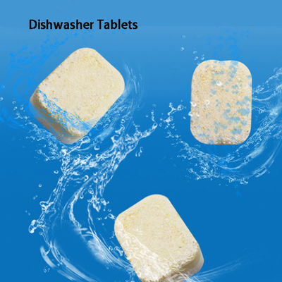 Harga yang bagus Perlengkapan Meja Mesin Cuci Piring Bebas Kimia Tablet Penghilang Lemak Tablet Effervescent Ukuran Disesuaikan on line
