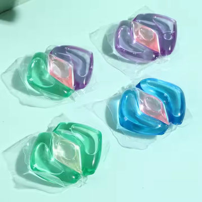 Goede prijs. Grote 25 g wassen geurkralen Drie-kamer OEM / ODM wasmiddel pods voor kleding gel vorm online