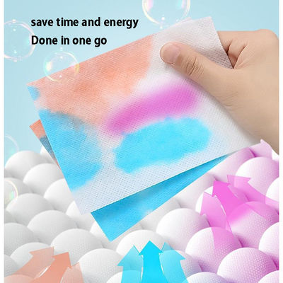 Un buen precio. Hojas de absorción de color para el hogar para prevenir la muerte cruzada y eliminar ácaros Hojas de papel de lavado de detergente en línea