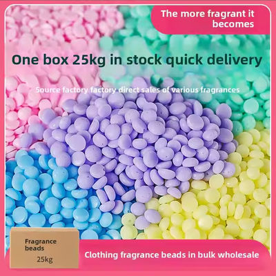 Bom preço. Fábrica por atacado Perfumes de longa duração Vestuário Perfumes 25kg Boxes Bulk Laundry Booster Beads on-line
