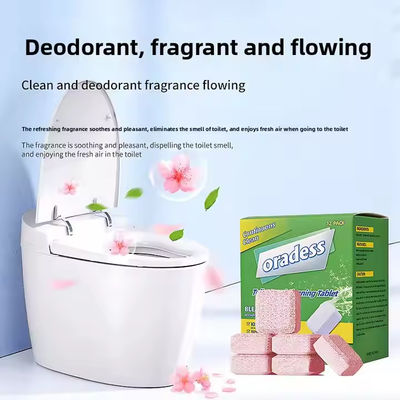 Un buon prezzo. Prodotto domestico OEM ODM 15g Pulizzatore sanitario Tablette effervescenti solide Pulizzatore sanitario Tblets in linea