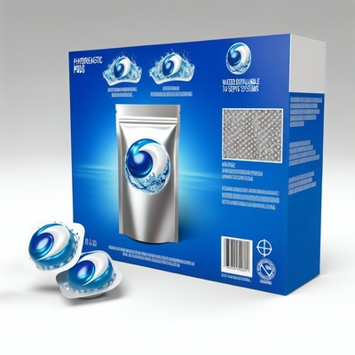 Sicuro per fosse settiche, capsule per bucato, si dissolvono in acqua, capsule formano capsule