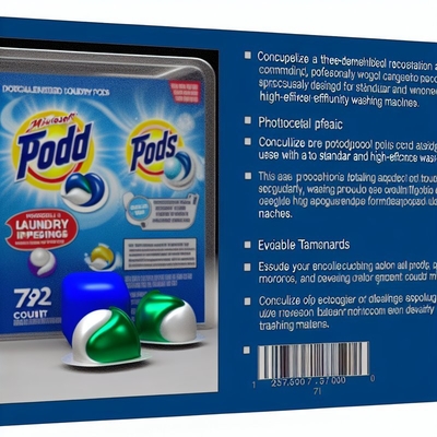 Seguro para tecidos Lavadoras 72 Count Tamanho do pacote Para máquinas de lavar roupa padrão e HE